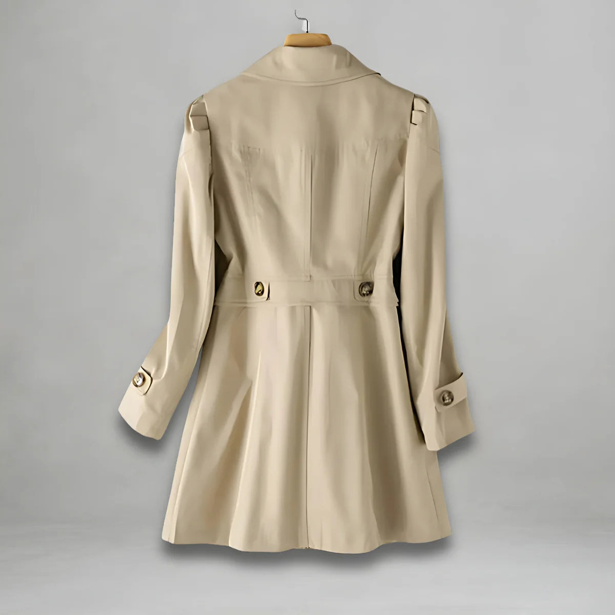 Elisenda - Klassisk Essentiel Mellemlang Trenchcoat