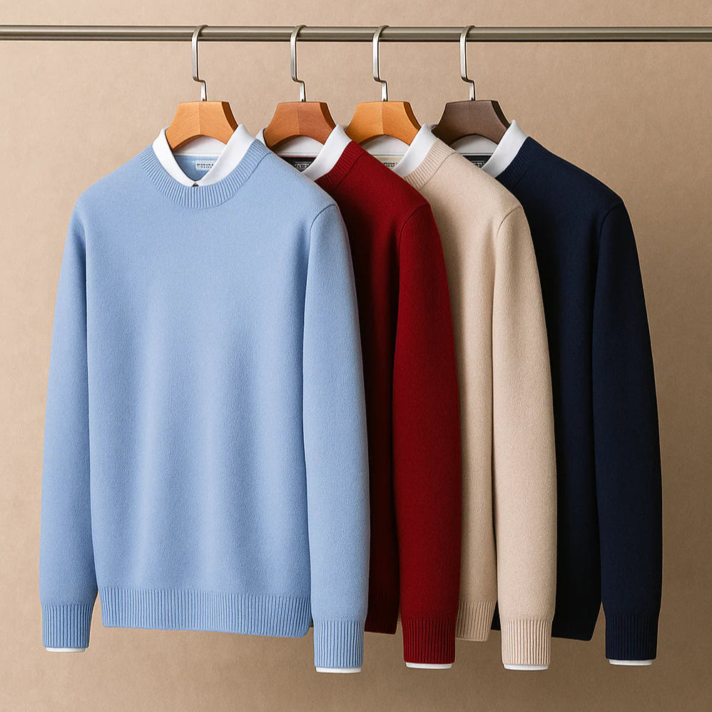Paul - Elegant Overlegen Cashmere Pullover