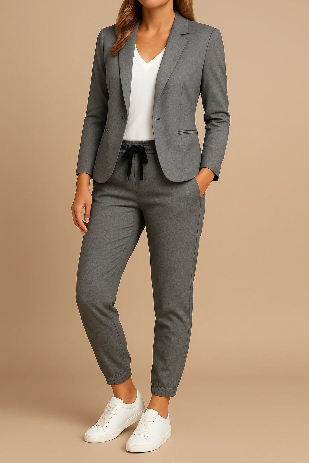 Bertha - Smart Casual Blazer og Bukser Sæt