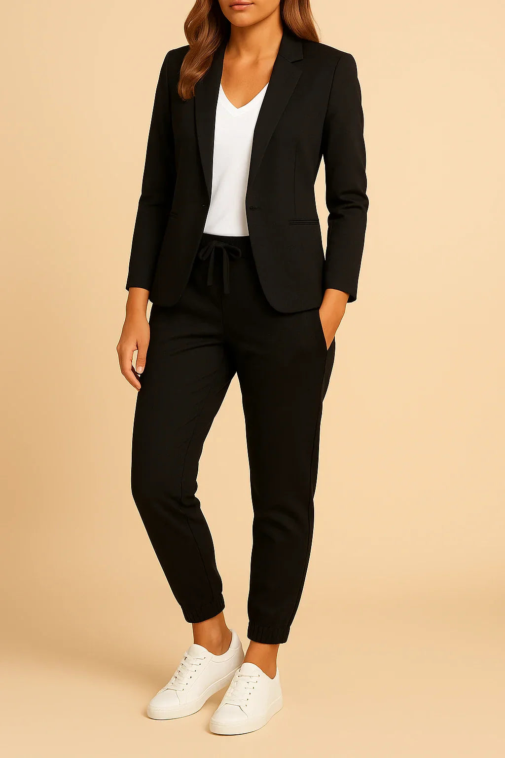 Bertha - Smart Casual Blazer og Bukser Sæt
