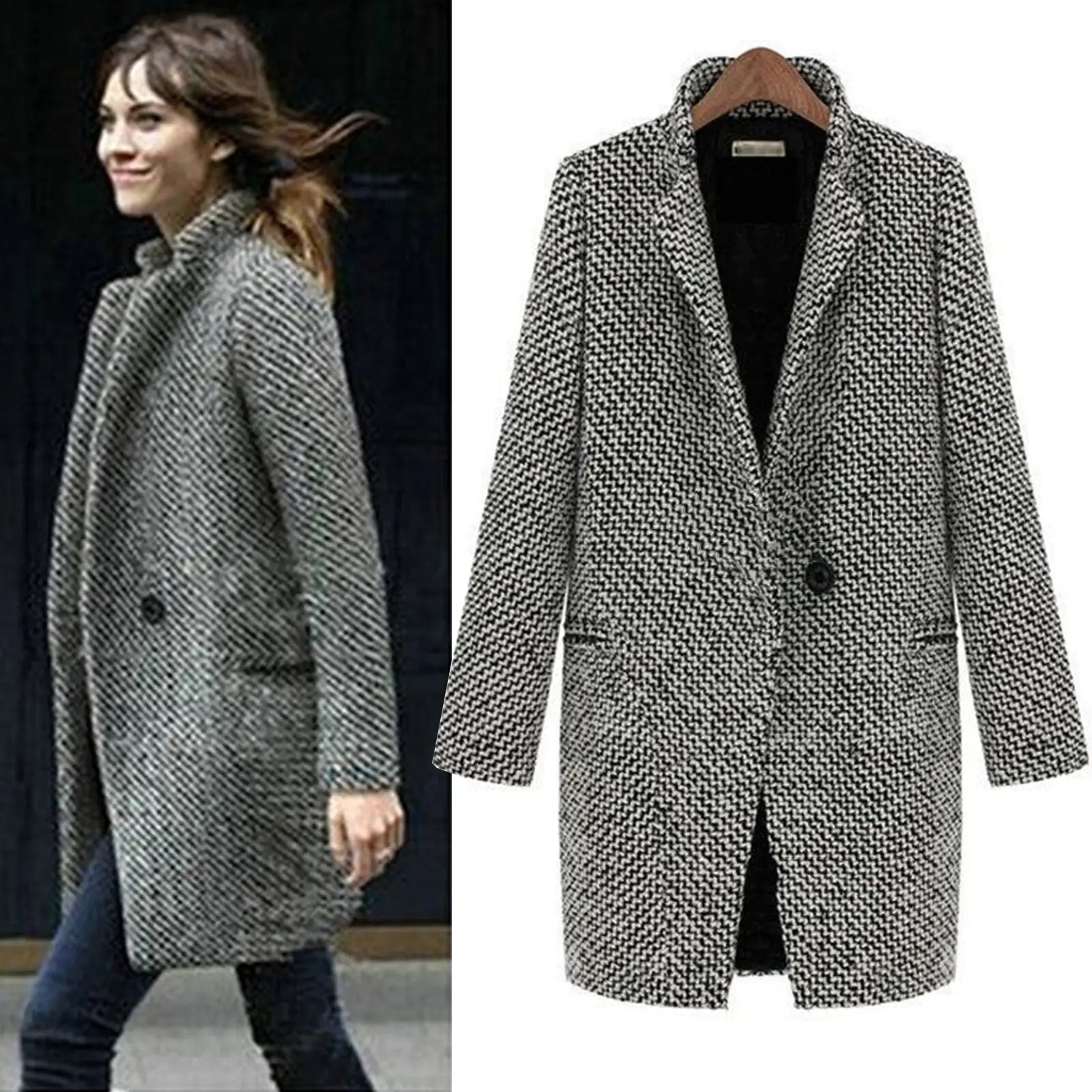 Suzan - Manteau Long en Laine