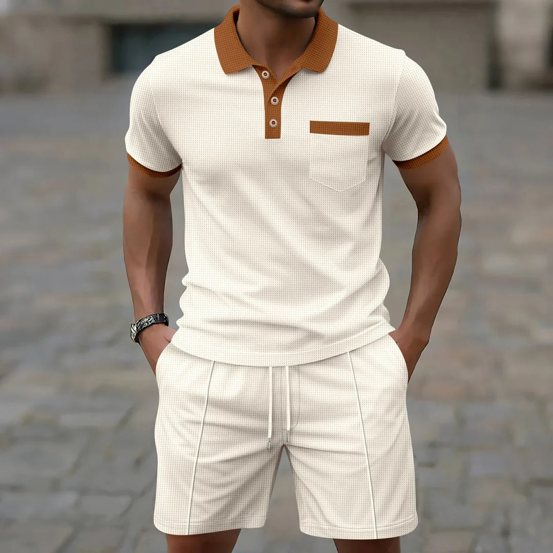 Ryan - Polo og Shorts Sommersæt i Bomuld