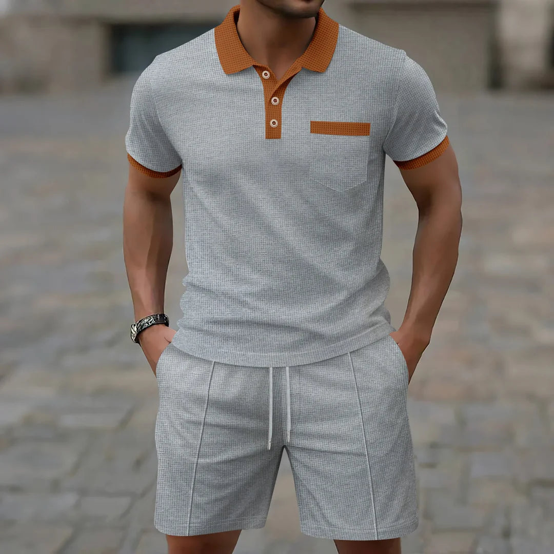 Ryan - Polo og Shorts Sommersæt i Bomuld
