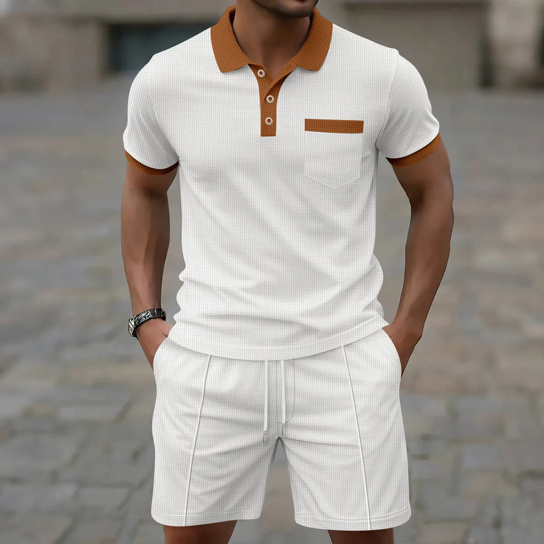 Ryan - Polo og Shorts Sommersæt i Bomuld