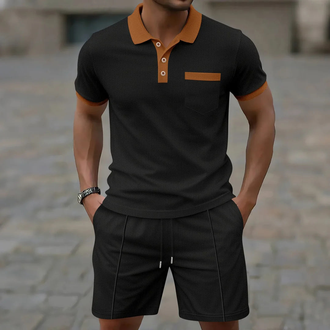 Ryan - Polo og Shorts Sommersæt i Bomuld