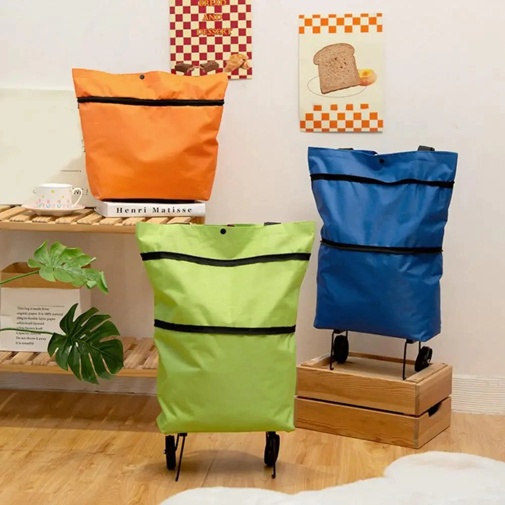 Kadd'go® Tas med Håndtag, der kan Konverteres til Indkøbsvogn